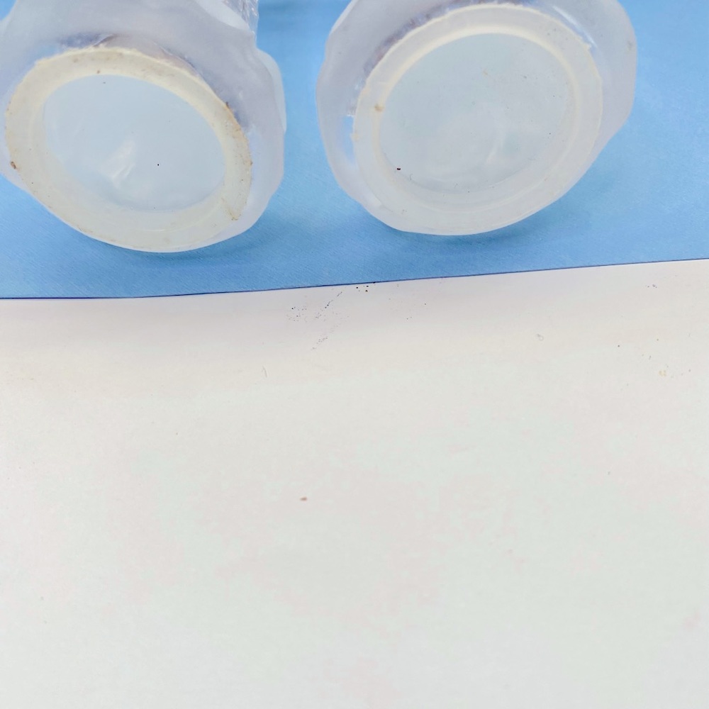 Crystal Lighthouse Salt & Pepper Shakers, Vintage - Picture 2 of 6